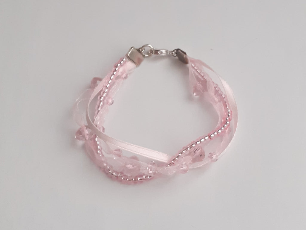 Bracelet Rosewyn rose plus tendre pale