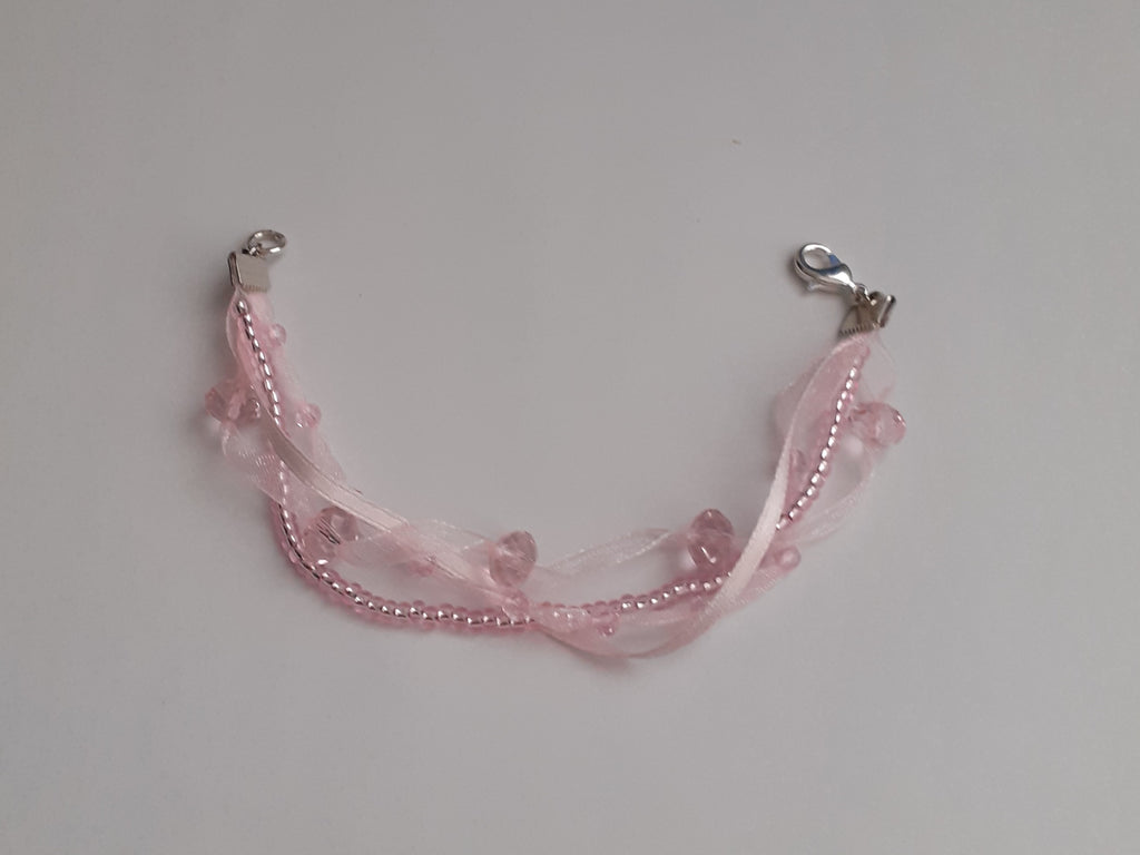 Bracelet Rosewyn rose plus tendre pale