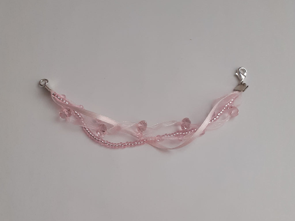 Bracelet Rosewyn rose plus tendre pale