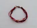 Bracelet Elyra, pourpre et organza