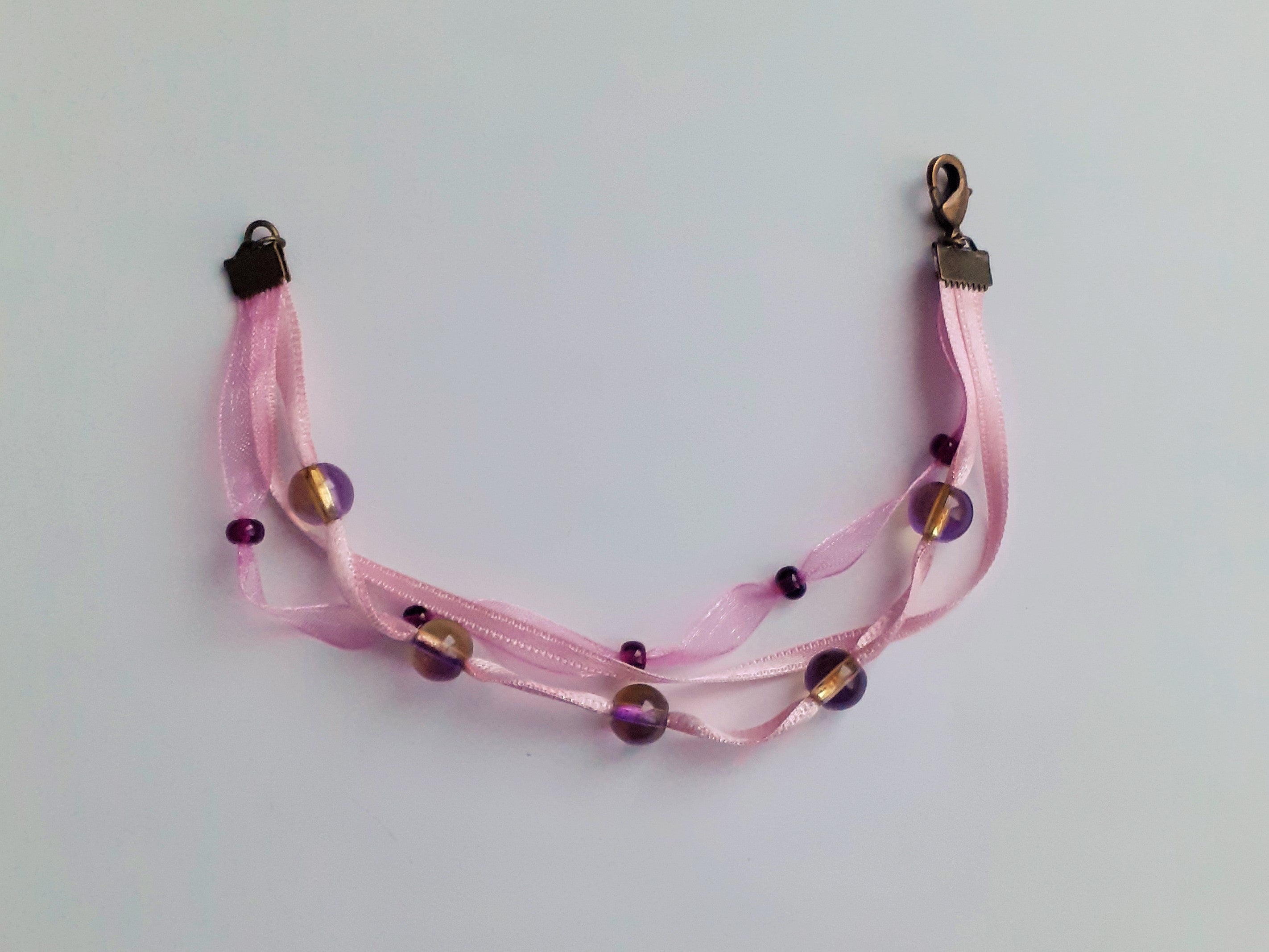 Lyséa rosé et ambré bracelet